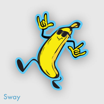 Love's Gone Bananas Stickers